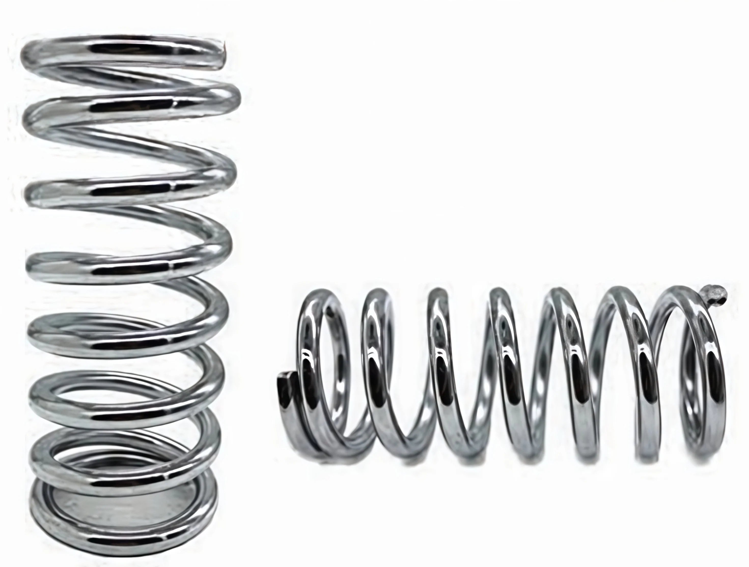 Springs for Mustang II Coilovers,375 lbs Chrome