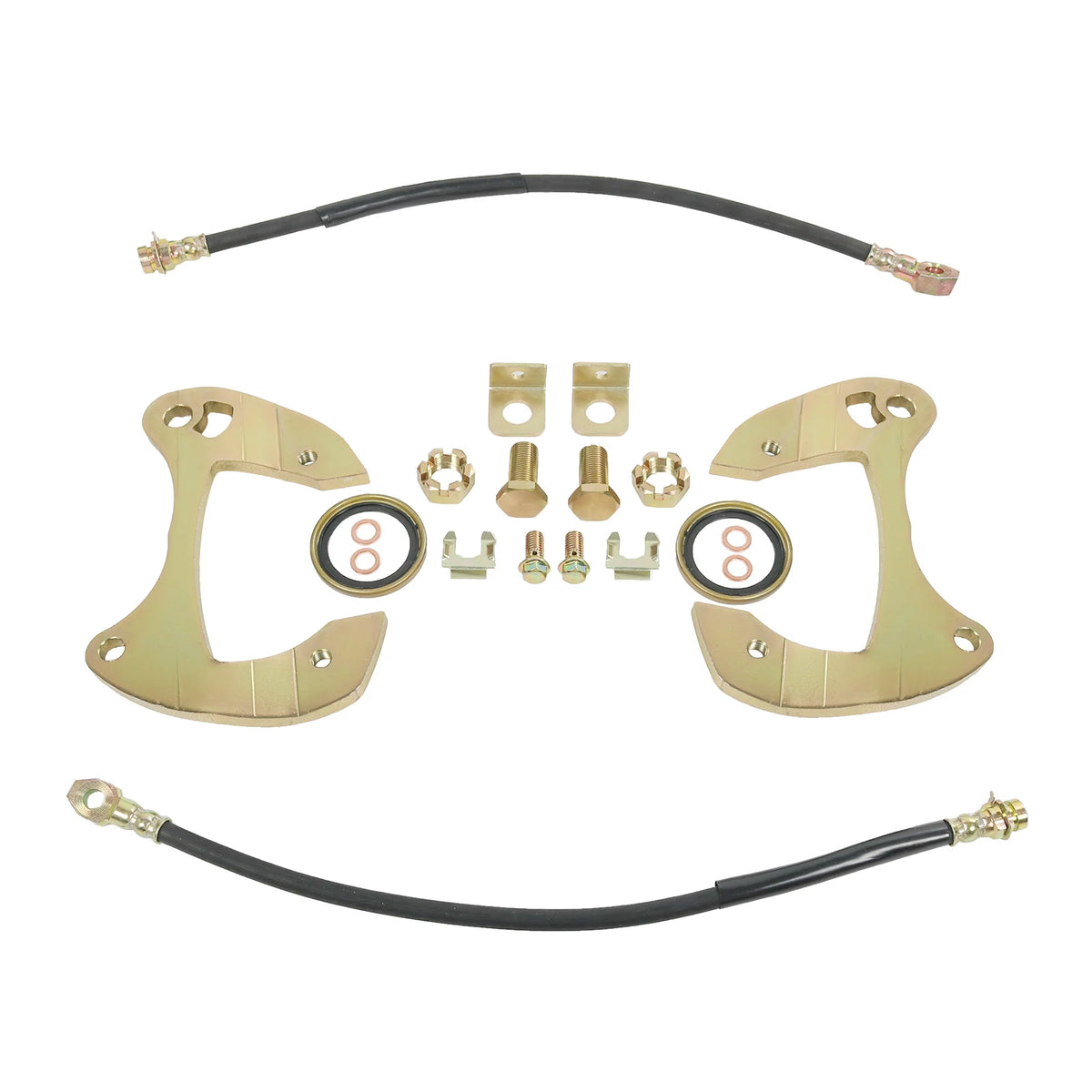 Full Size 5 x 4-3/4" Impala Bel Air Car Deluxe Disc Brake Kit For Chevy 1955-64