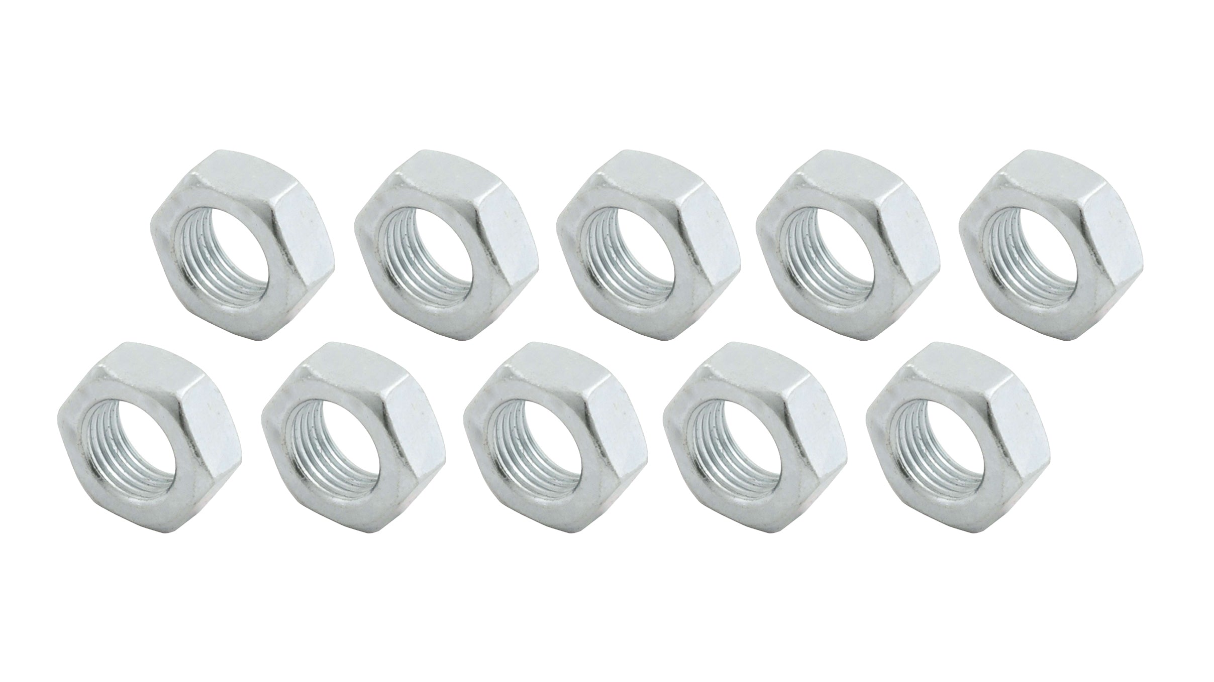7/16-20 RH Steel Jam Nuts 10pk