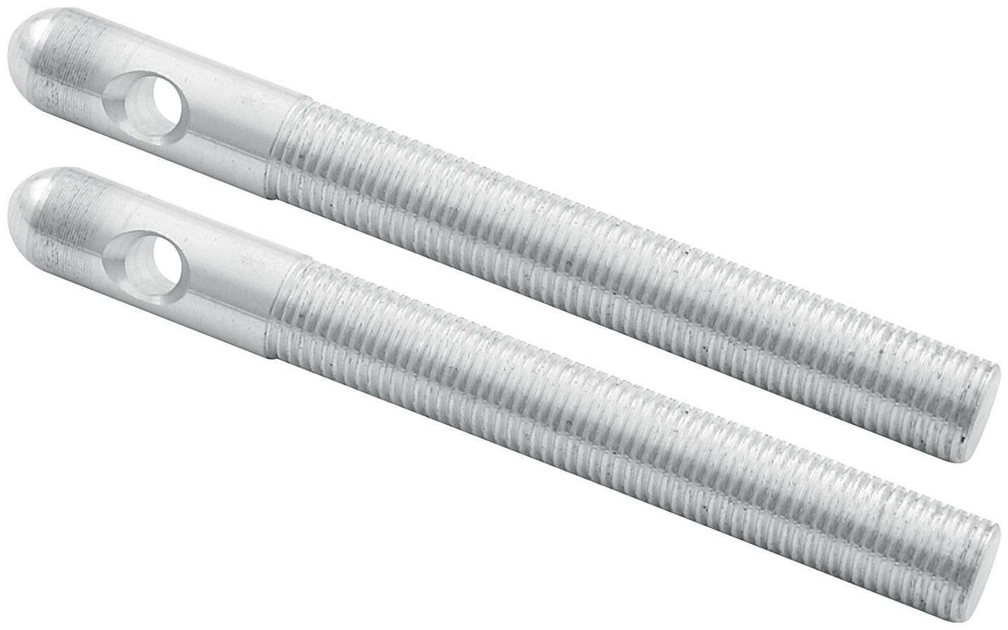 Aluminum Hood Pins 3/8in Silver 2pk