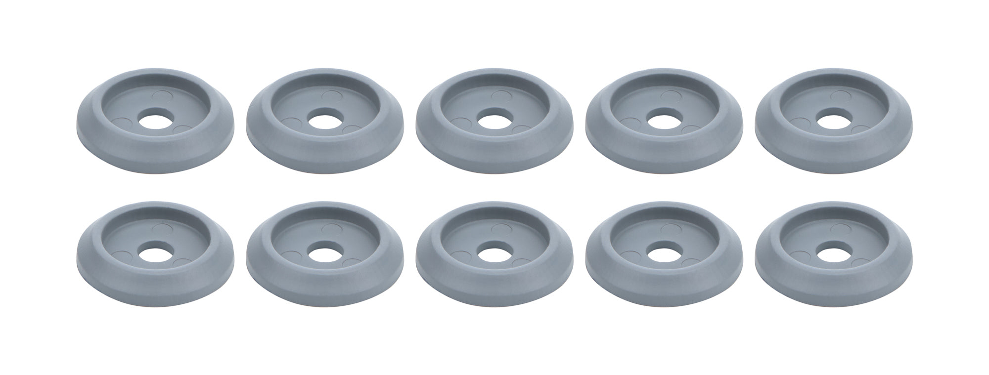 Body Bolt Washer Plastic Silver 10pk