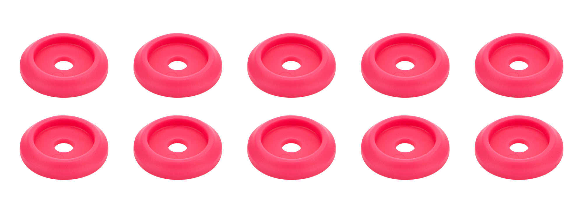 Body Bolt Washer Plastic Pink 10pk