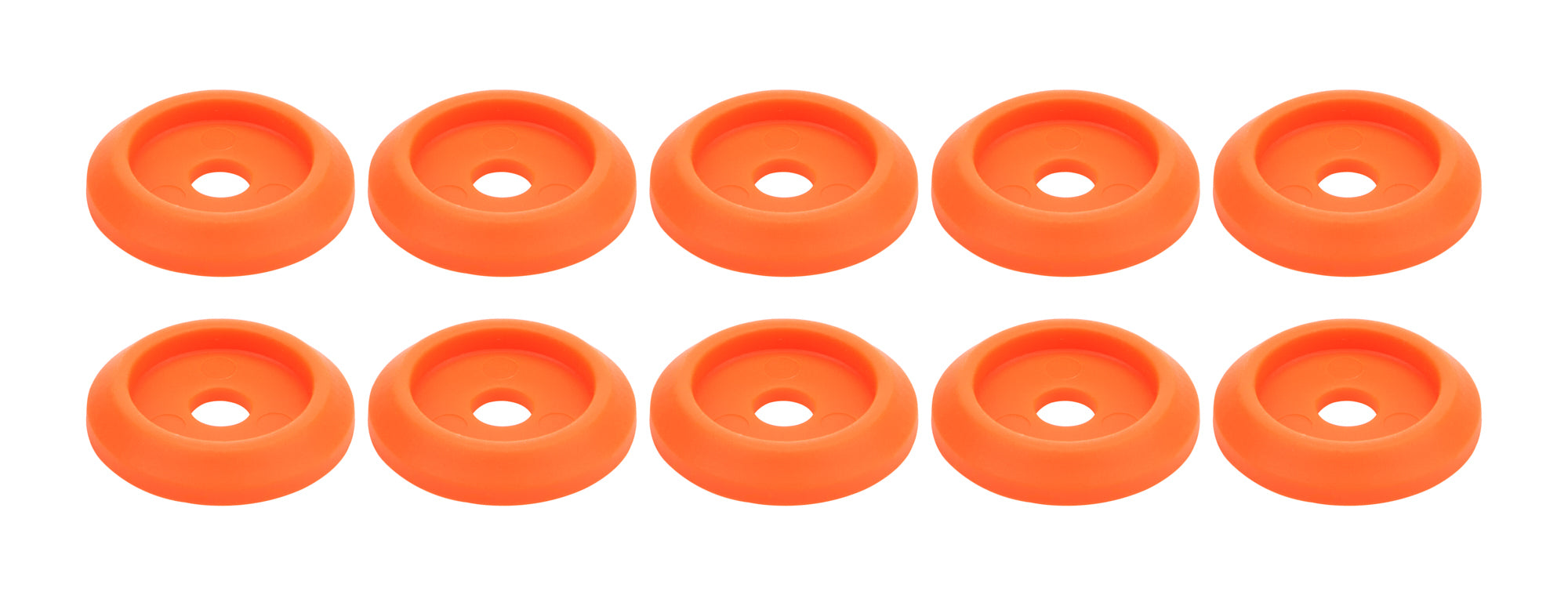 Body Bolt Washer Plastic Fluorescent Orange 10pk