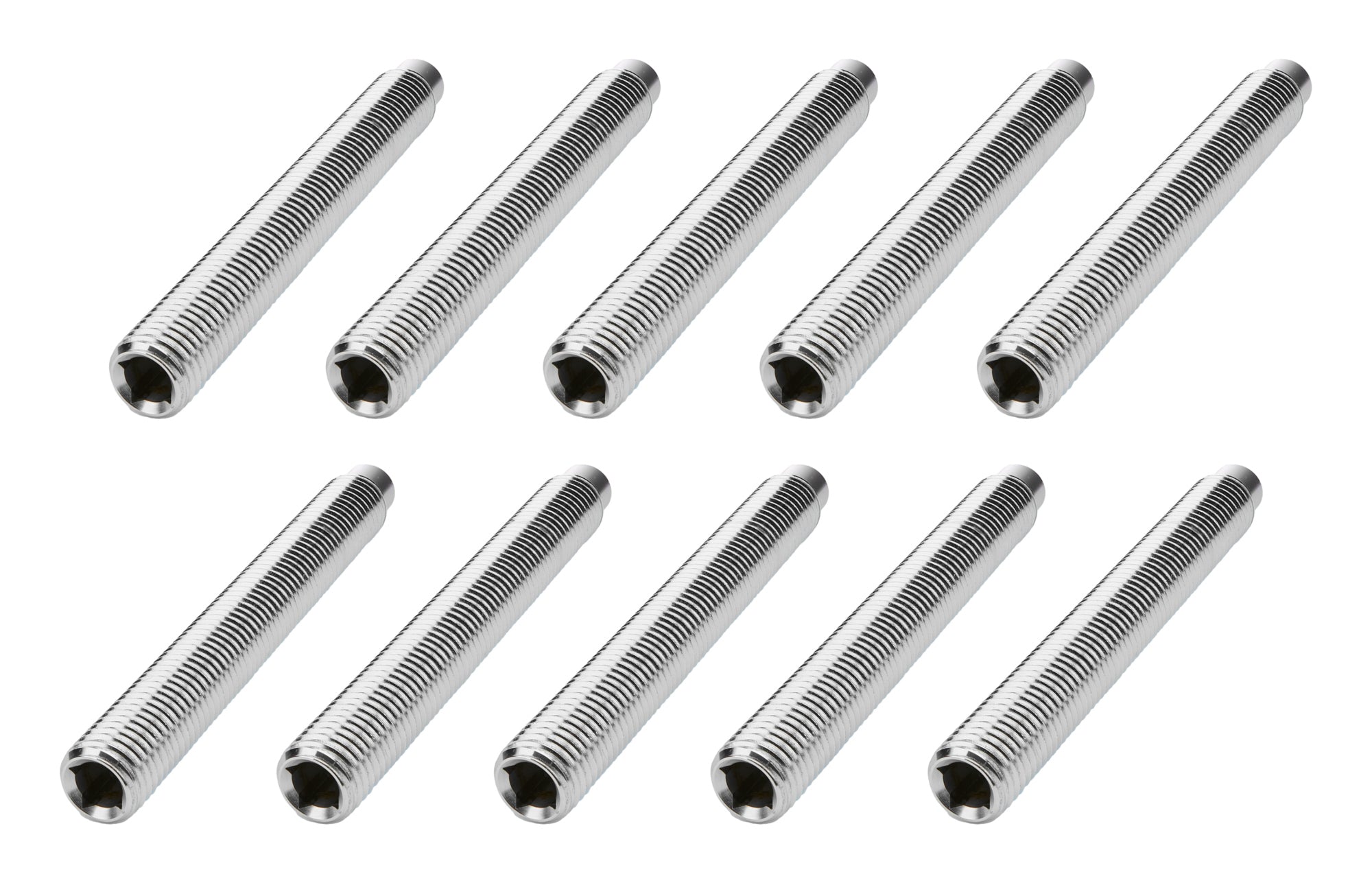 Jack Bolt Steel 8in Coarse Thread 10pk