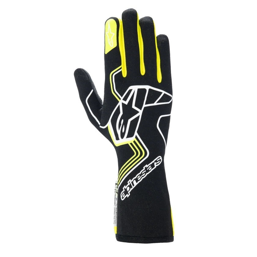 Glove Tech-1 Race V4 Blk / Fluo Yellow X-Large