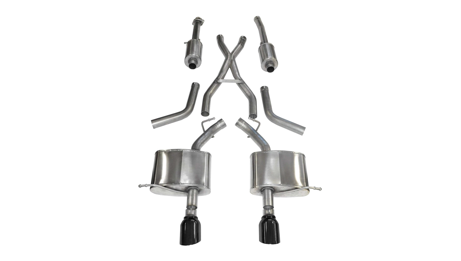 Exhaust Cat-Back -Back Dual Rear Exit wi