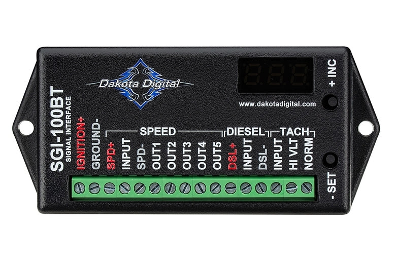 Speed Tach and Diesel S ignal Interface Bluetoo