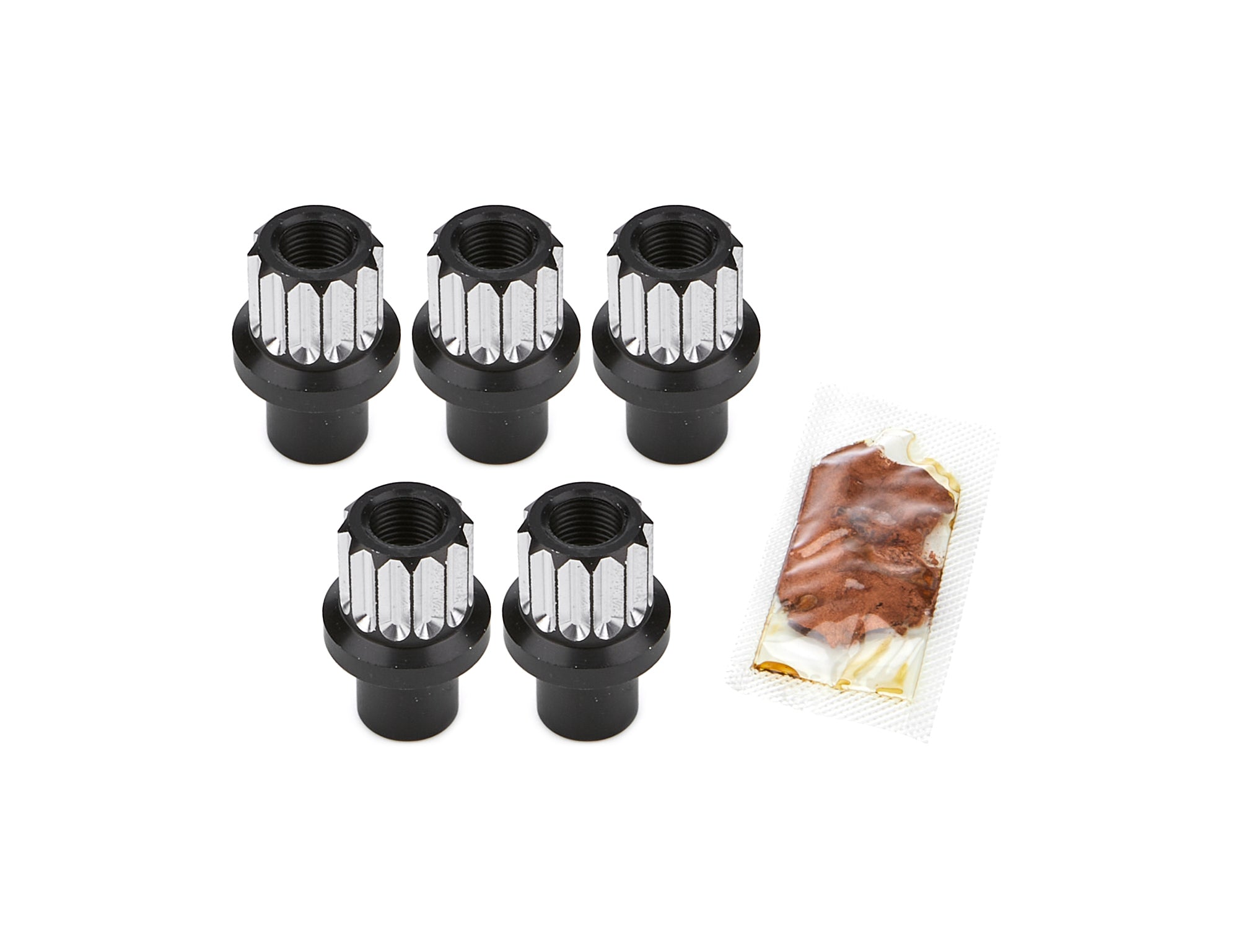 Billet Aluminum 12pt Lug Nuts - 1/2 5pk