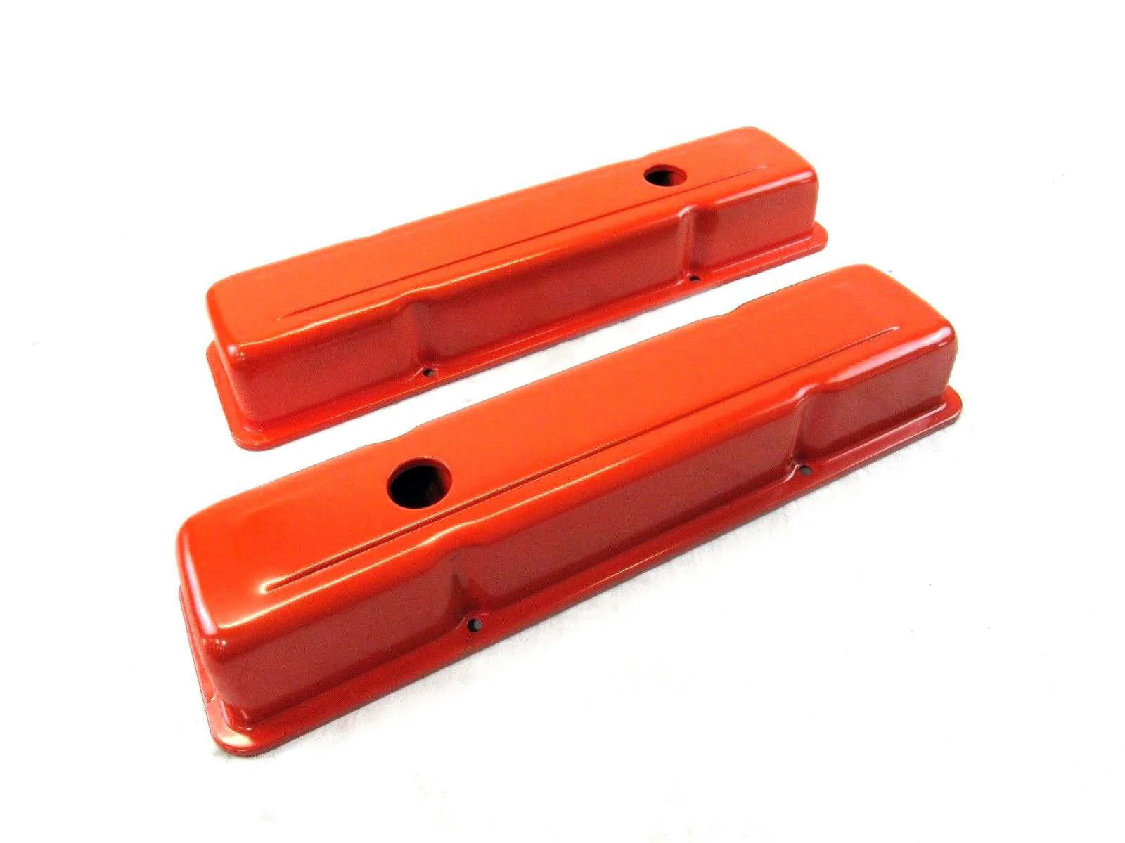 1958-86 Small Block Chevy 283-400 Tall Steel Baffled Valve Cover,Black