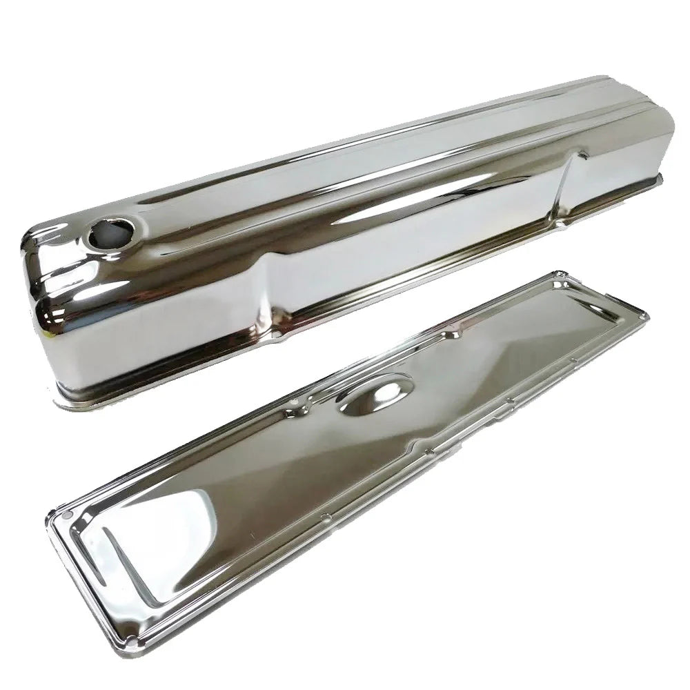 1952-62 Chevy 235 Straight 6 Cylinder Valve Cover w/ Side Plate, Chrome