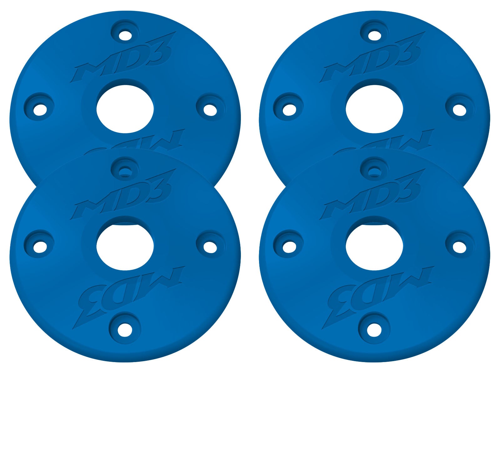 Scuff Plate Plastic Blue 4-Pack MD3