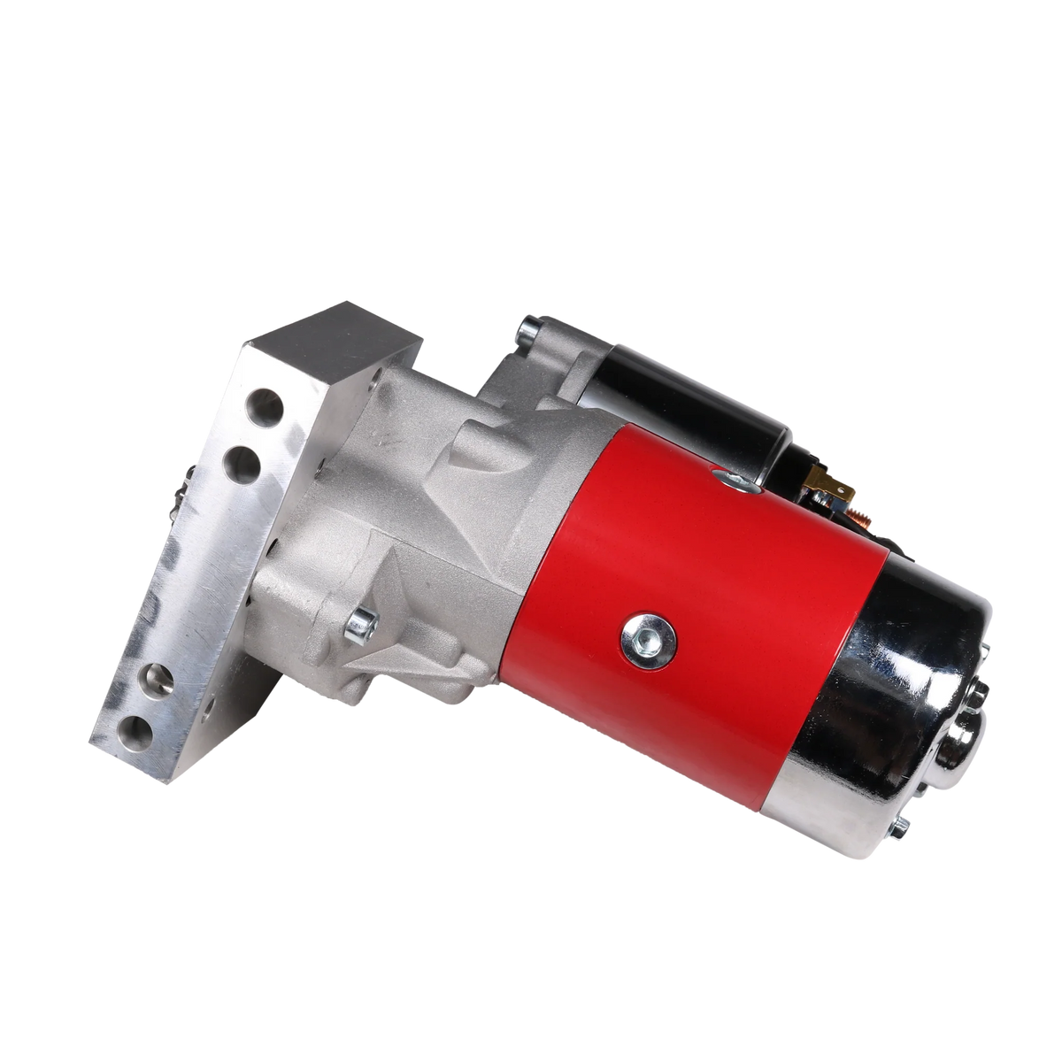 Red High Torque Mini Starter For Chevy Small & Big Block 153 168 T Compatible