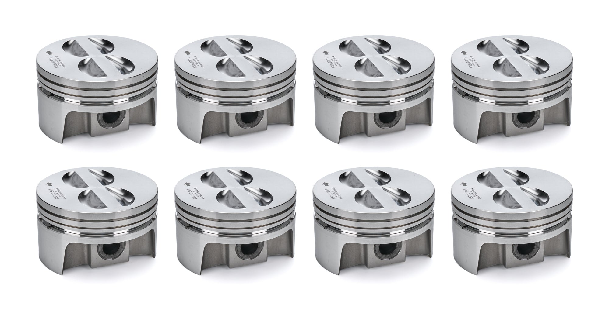 SBC PowerPak FT Piston Set 4.011 Bore GM 604