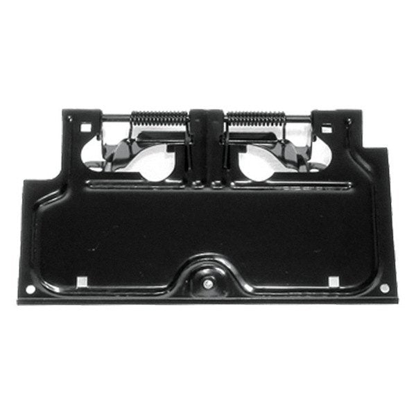 License Plate Bracket B lack; 87-95 Jeep Wrangle