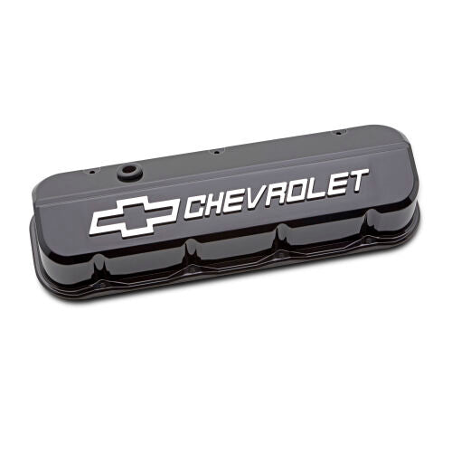 BBC Valve Covers Slant Edge Liquid Black