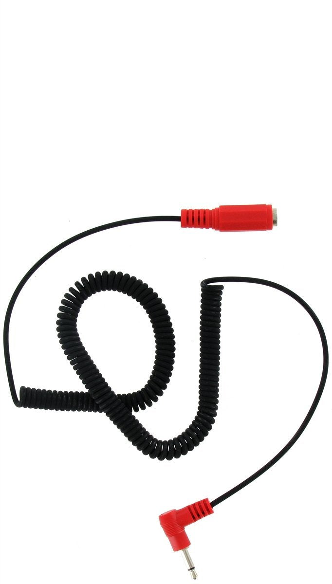 Adapter Cable 1/8in Male 1/8in Female Coil Cord