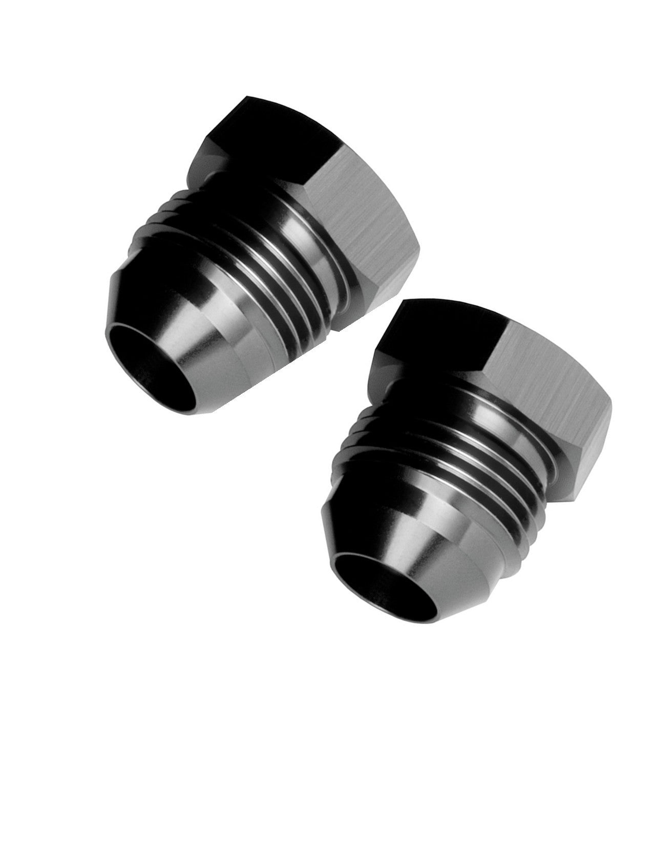 6AN Flare Plug Black 2pk