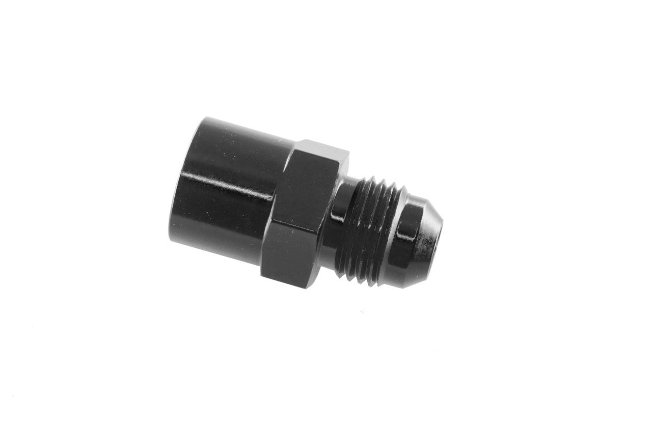 6an Male to 14mm x1.5 Female Fitting Black