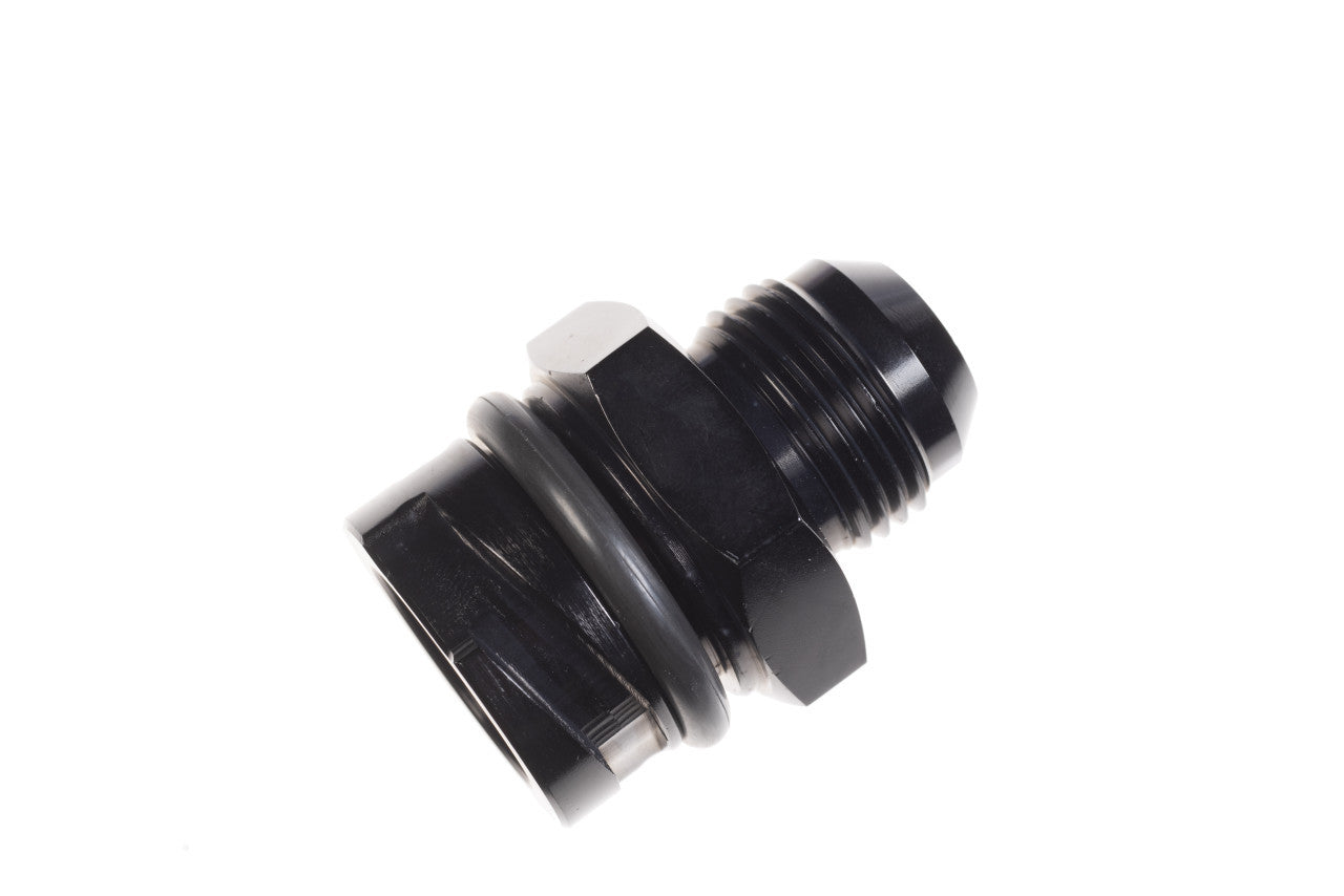 10an Male Valve Cover Oil Cap Aluminum Black