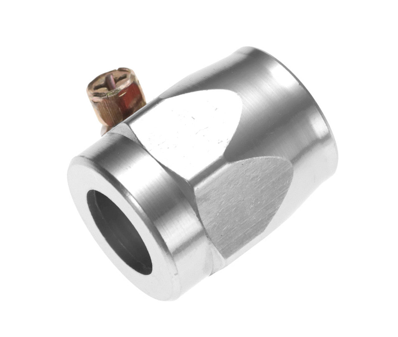 8AN Plated Hose Finisher Chrome
