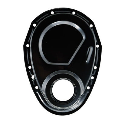 SBC 283 305 307 327 350 383 400 Raw Timing Cover Black Plaint