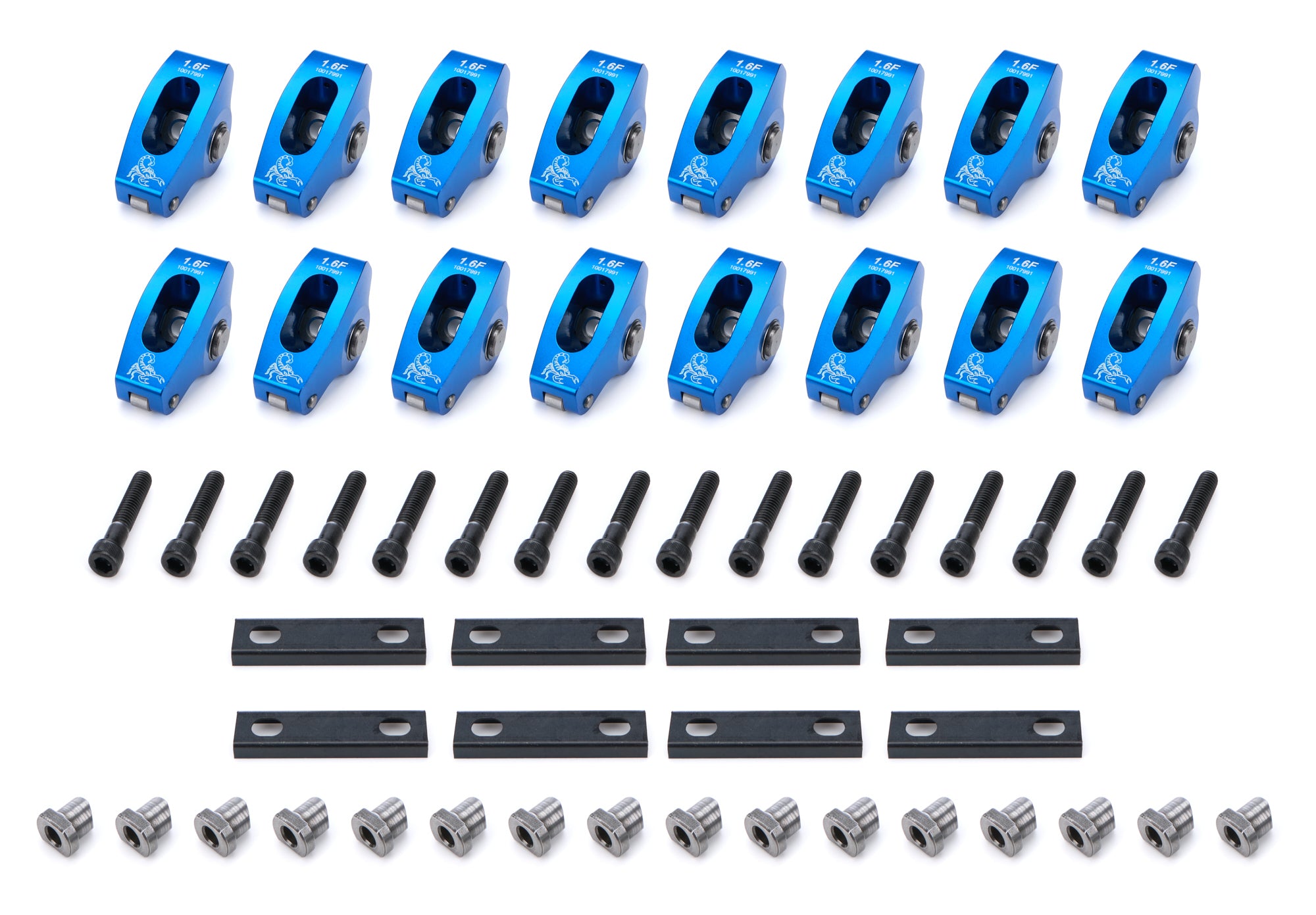 SBF Roller Rocker Arms 1.6 Ratio Pedestal Mount