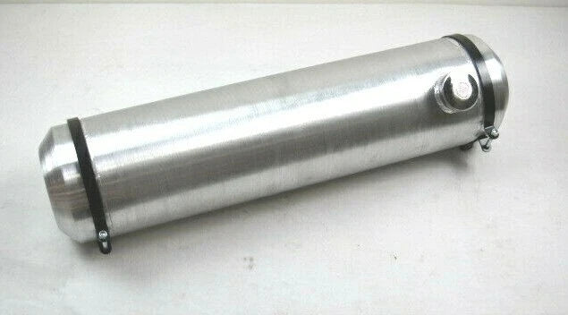 Universal Round Spun Aluminum 7 Gallon Fuel Tank, Center Outlet F52034