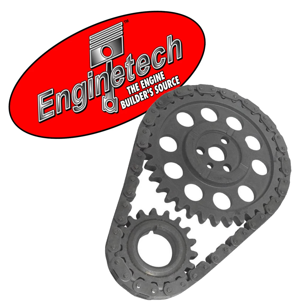 Stock Timing Chain Set for Chevrolet SBC 305 307 327 350 400 w/ Flat Tappet Cam