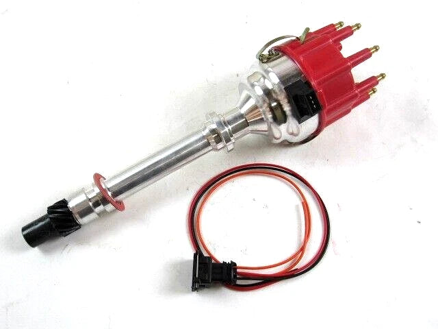 Chevy 350 & 454 pro Billet Ready to Run Distributor Red D33181RD