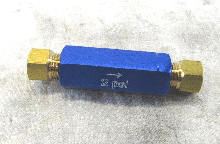 2lb Vintage Hotrod/Classic Residual Check Valve Blue BPB-1047