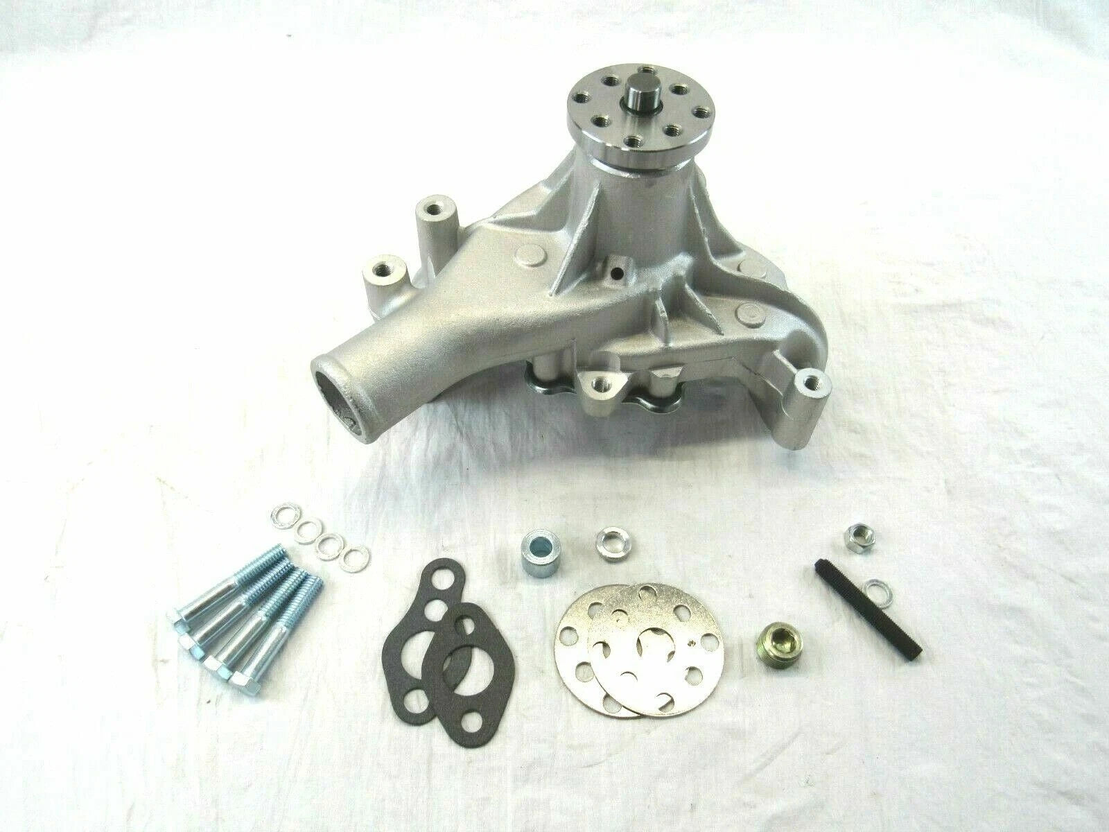 Small Block Chevy 327 350 383 Aluminum Long Water Pump Satin K71003