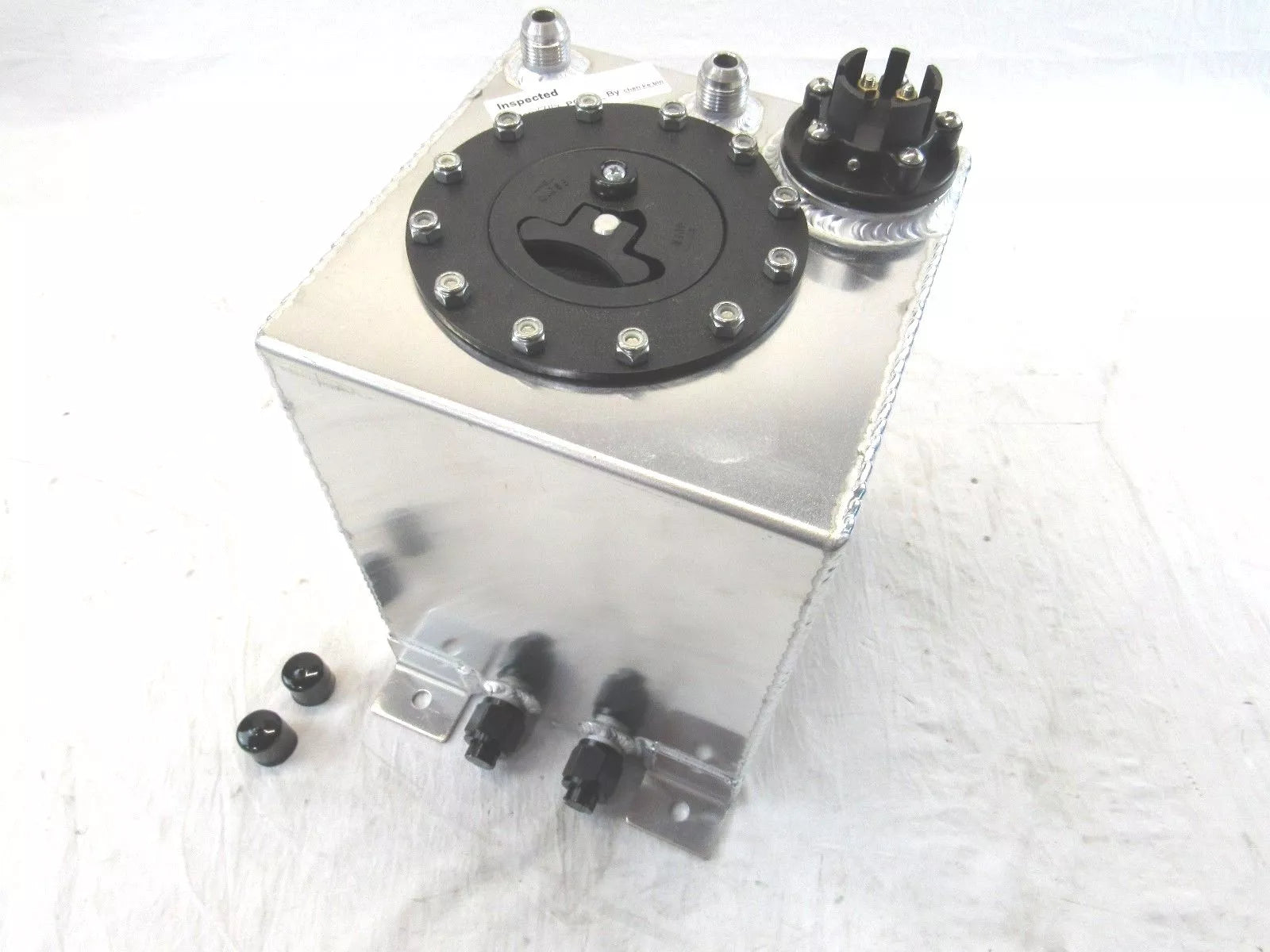 Fabricated Aluminum 2.5 Gallon Fuel Cell With 0-90ohm Sender Polished F51001