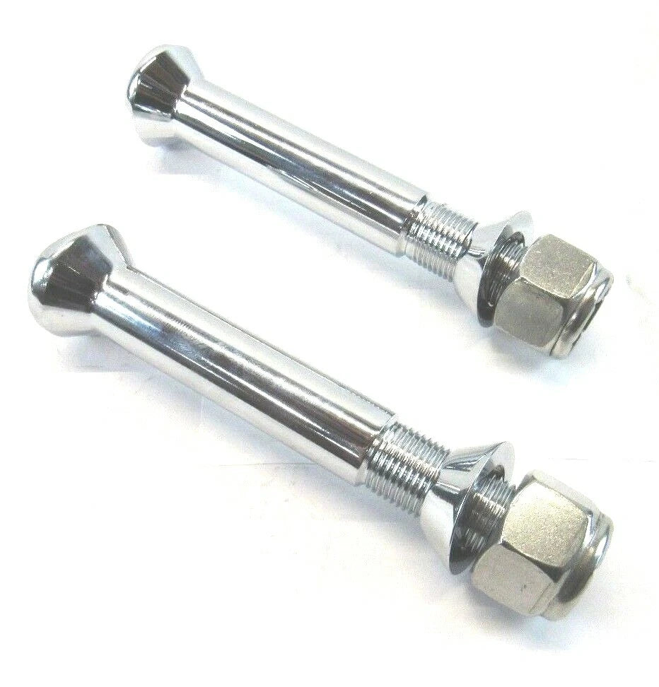 1928-34 Ford Model A Flat Top Axle Perch Bolt Set Chrome C22610C