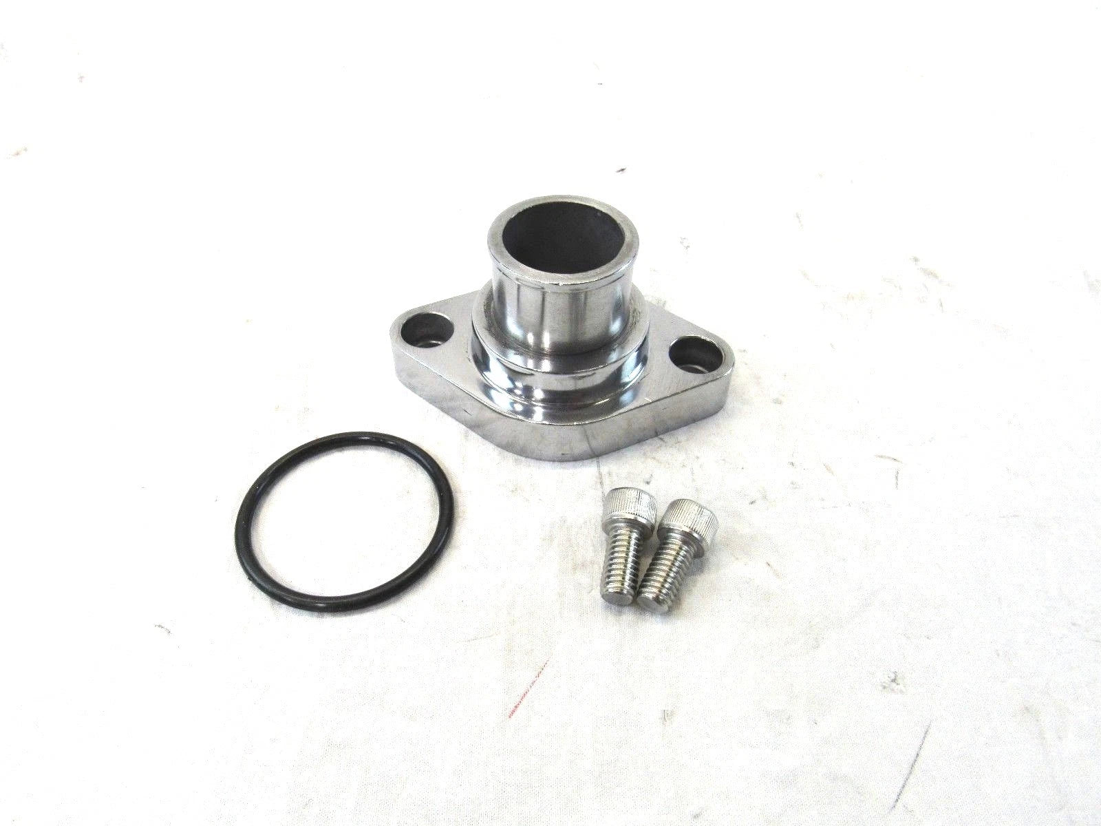 GM/Chevy Straight Aluminum Water Neck w/ Gasket Polished K71403P