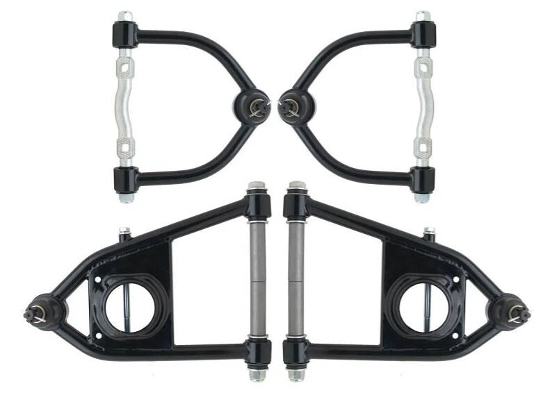 Mustang II 2 Control Arms Tubular Upper & Lower "Narrow'' Coil Spring Black C21003L/C21006