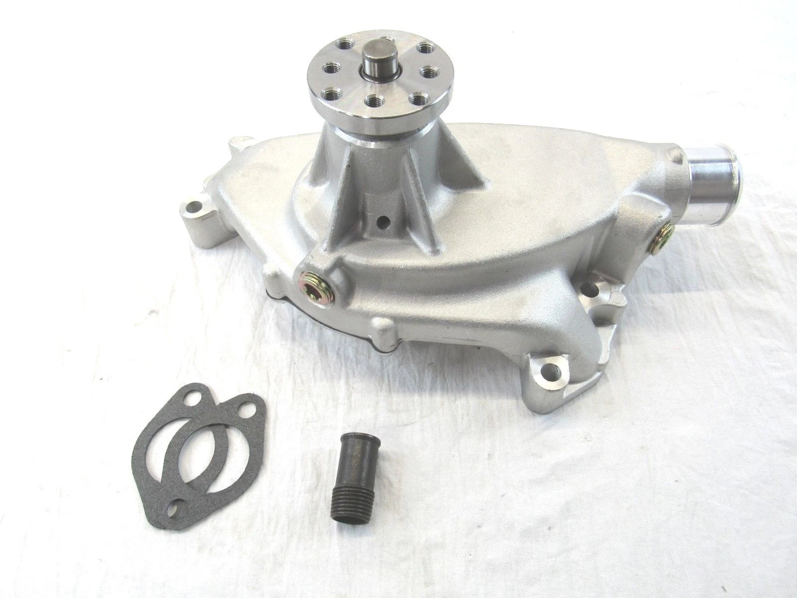 BBC 454 Chevy Short Aluminum Water Pump Satin K71021