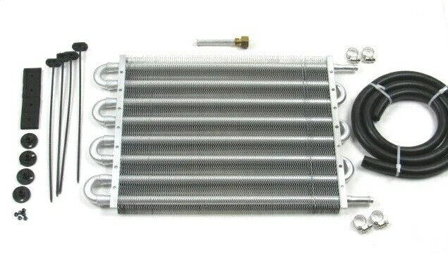 Aluminum 15.5'' x 10'' Remote Transmission - Engine Oil Cooler Kit K73035
