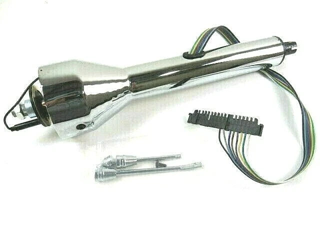 GM Chevy 16'' Universal Steering Column Non Tilt Floor Shift Chrome S81071C