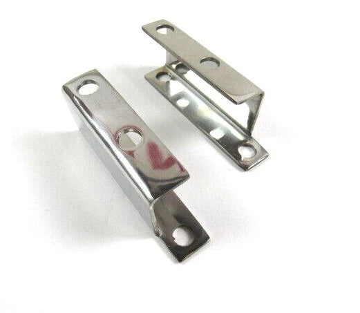 1955-1957 GM Tri-Five Power Brake Booster Brackets Pair Stainless B10706S