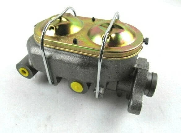GM Cast Iron Master Cylinder 1-1/8" Bore, 9/16" & 1/2" Left Side Ports B10004