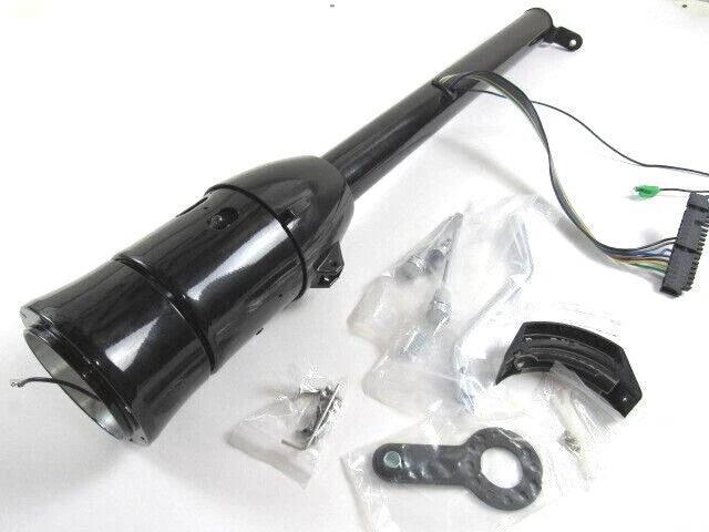 Chevy 30'' Tilt Automatic Steering Column W/ Wheel Adapter Black S81003BK