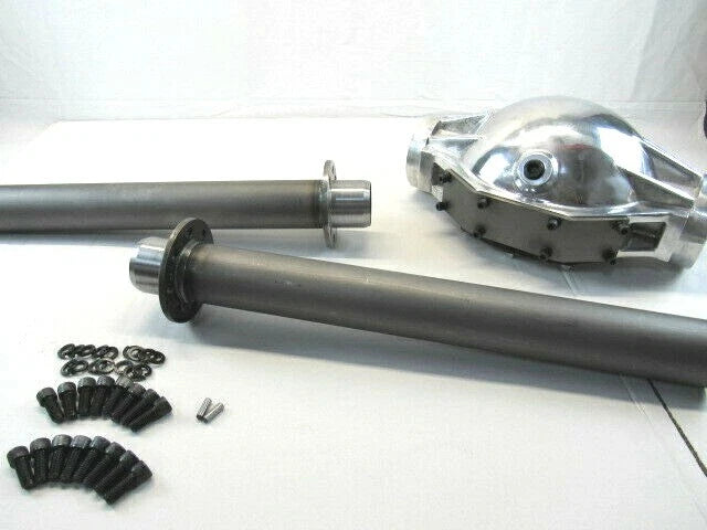 9“ Ford Aluminum Rear Center Housing w/ 3'' Axle Tubes & New Style Ends Polished C23005P/C23102/C23111