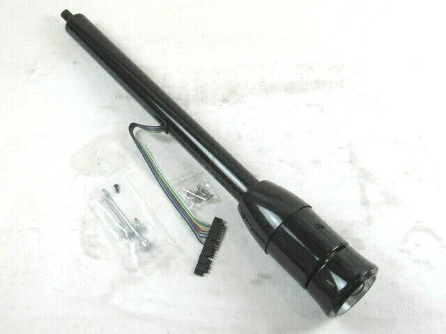 28'' Tilt Manual Floor Shift Steering Column W/ Wheel Adapter Black s81013BK