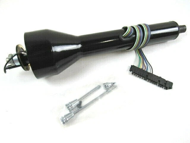 Chevy 16'' Universal Straight Steering Column NonTilt Floor Shift Black S81071BK