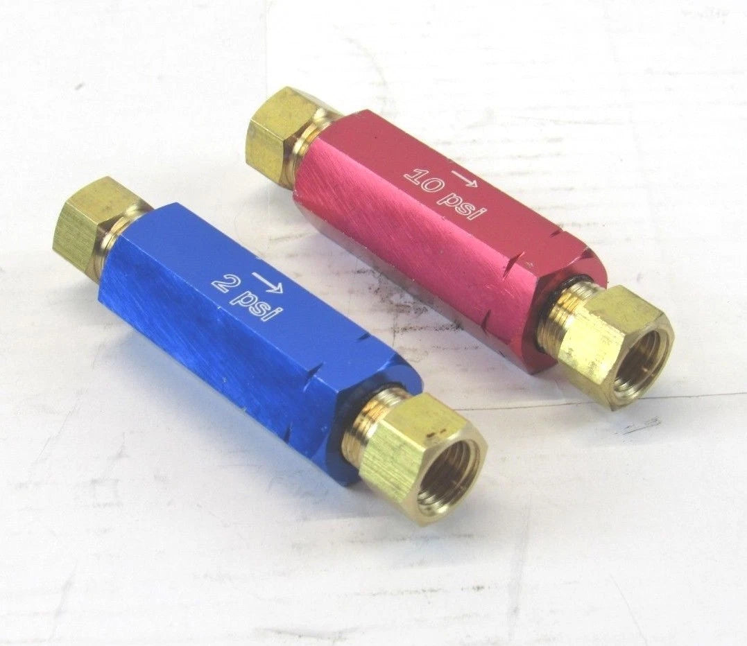 2 x New Residual Valve 3/8-24 DISC/DRUM Brake 2lb & 10lb Set B10303/10304