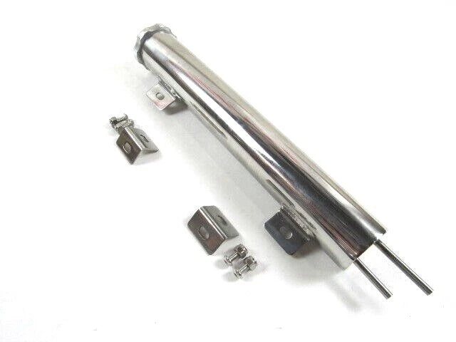 20oz. Universal Stainless Overflow Tank w/ Mount 2" × 13“ Polished K72702