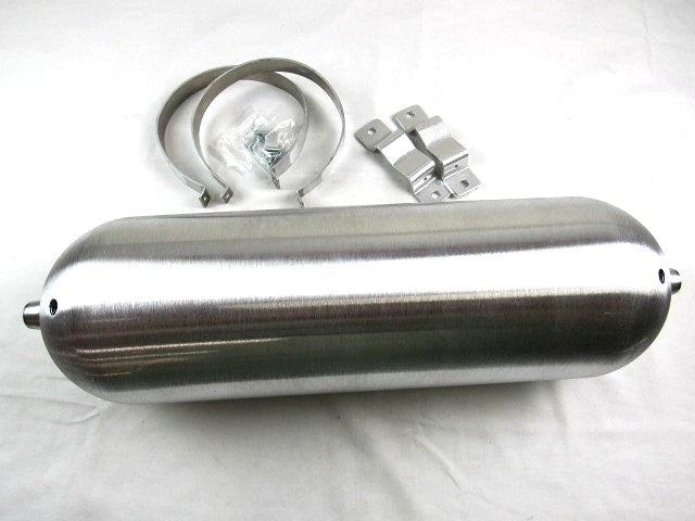 3 Gallon 6 Port Air Bag Tank 24" Spun Aluminum Air Ride Suspension C21651P