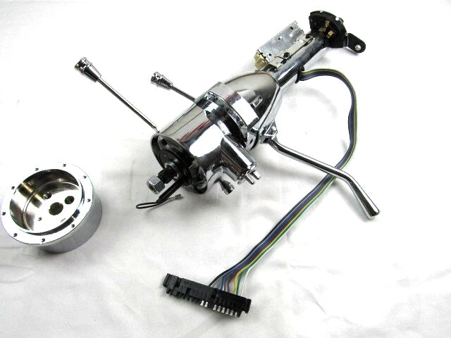 18" Tilt Steering Column Automatic w/ Key Ignition Black S81021BK