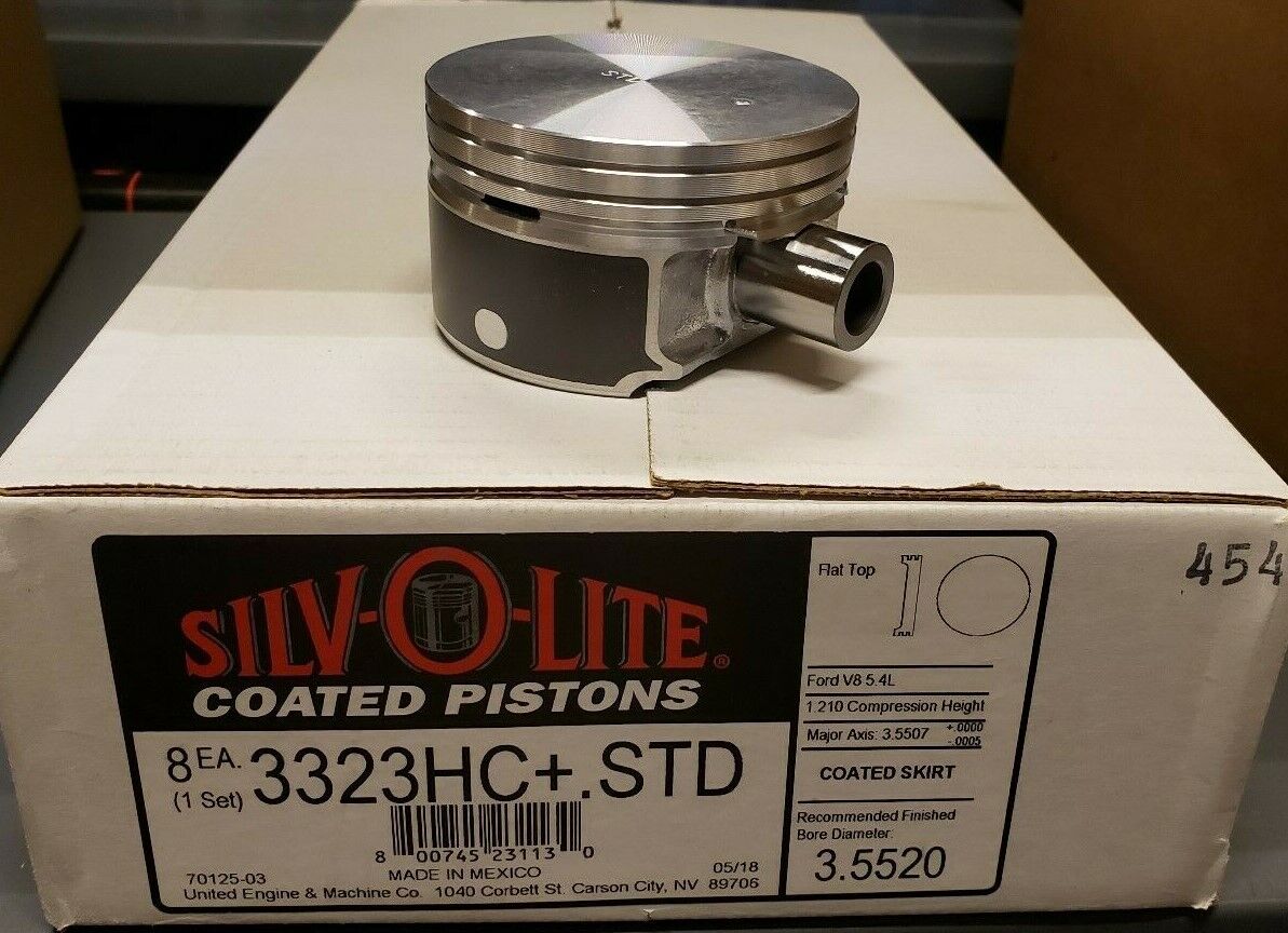3323HC.020" Hypereutektisch beschichtete Kolben passend für 2006-2011 Ford 5.4L 330 VIN 5 V
