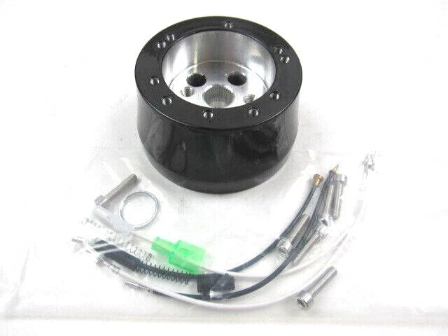 Universal Ididit, GM, Chevy 5 & 6 Hole Steering Wheel Hub Adapter Black S83012BK